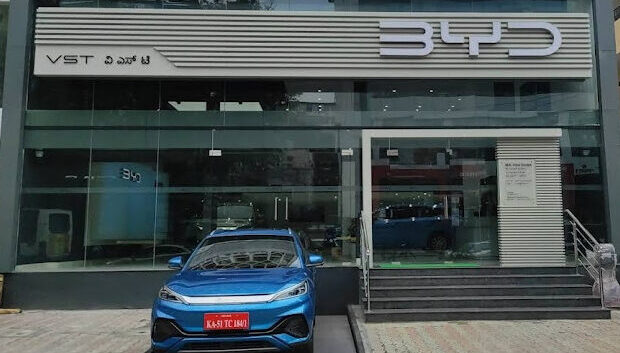 BYD Atto 3 front showroom