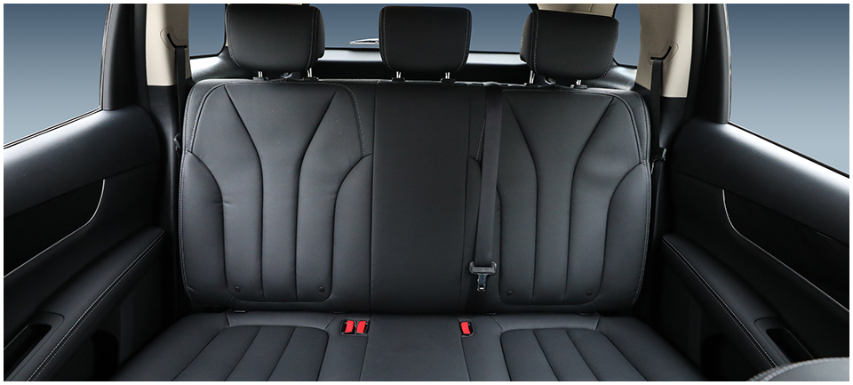 All-New E6 spacious backseat