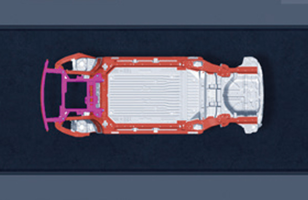 BYD atto 3 Chassis Steel Structure