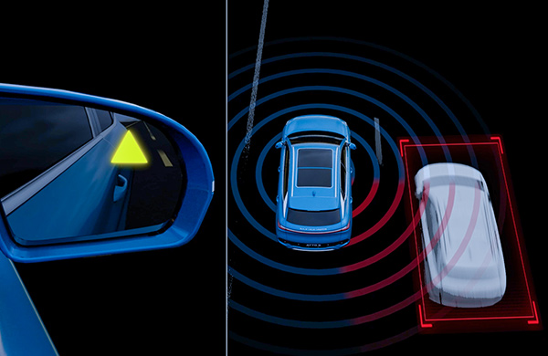 BYD atto 3 Blind Spot Warning